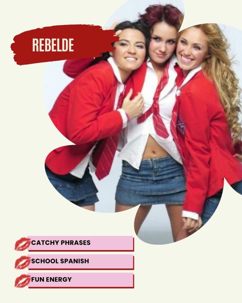 Best telenovelas to learn spanish - rebelde