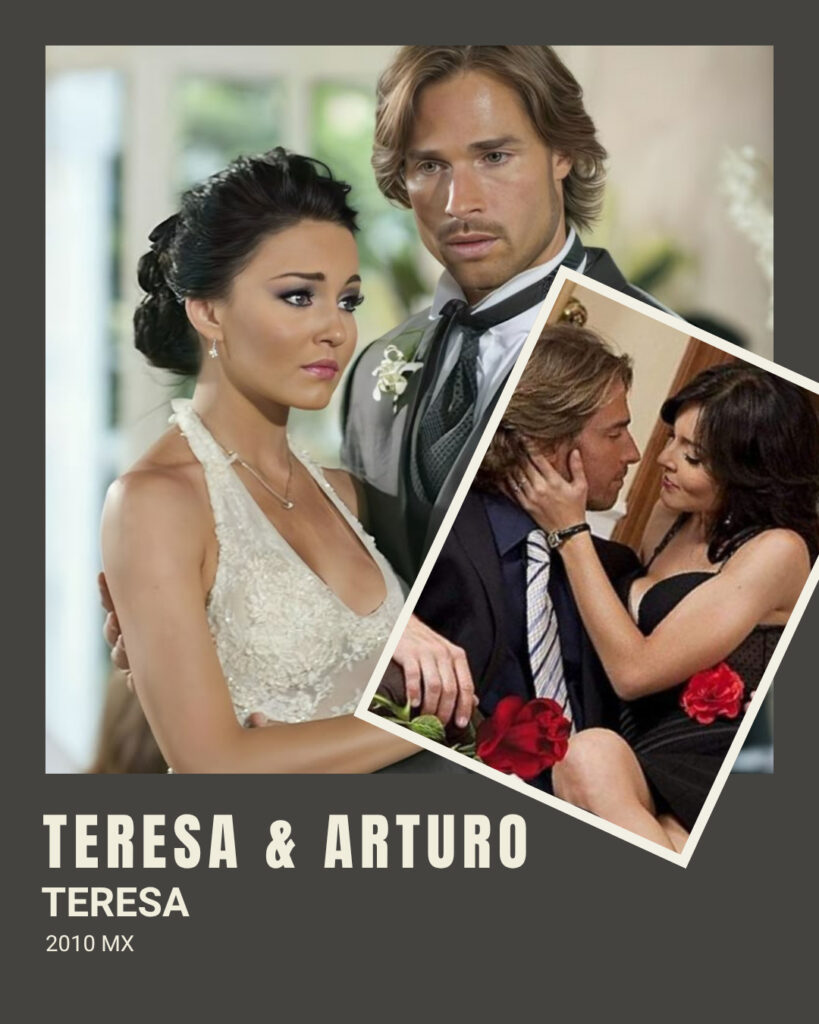 Teresa y Alejandro. Telenovela iconic couple.